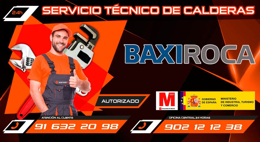 Servicio Técnico Calderas BaxiRoca en Cobeña